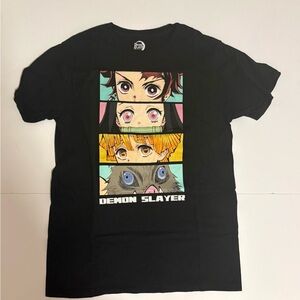 Demon Slayer Black Graphic Tee Large